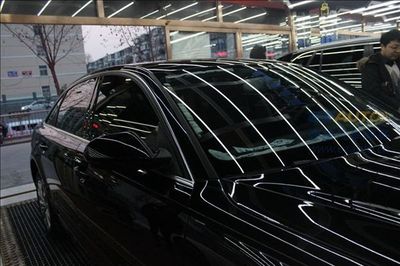 石家莊汽車(chē)貼膜奧迪A6L龍膜汽車(chē)貼膜前檔赢領AVS70側後檔暢悅LATI35圖片_高清圖_細節圖